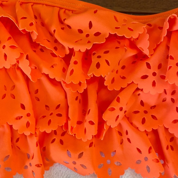 NEW bandeau style w/straps bikini top, cute color! Removable pads, Makes TAN POP - Picture 6 of 12